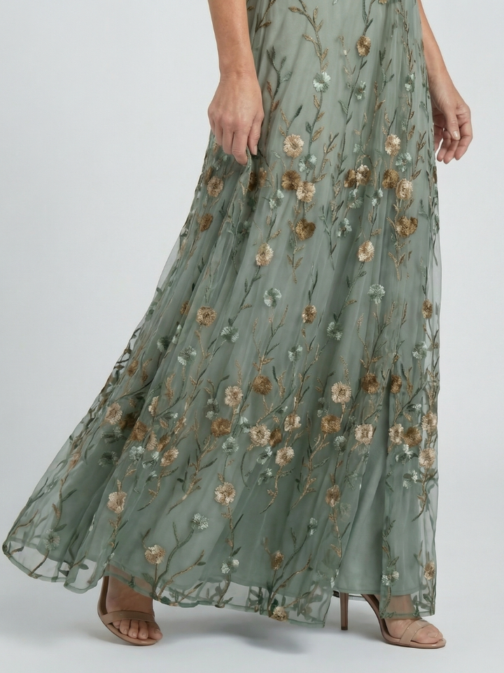 Athena | Halter Bloom Flow Maxi Dress