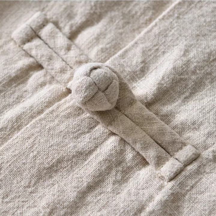 Kyoto Linen Mandarin Shirt