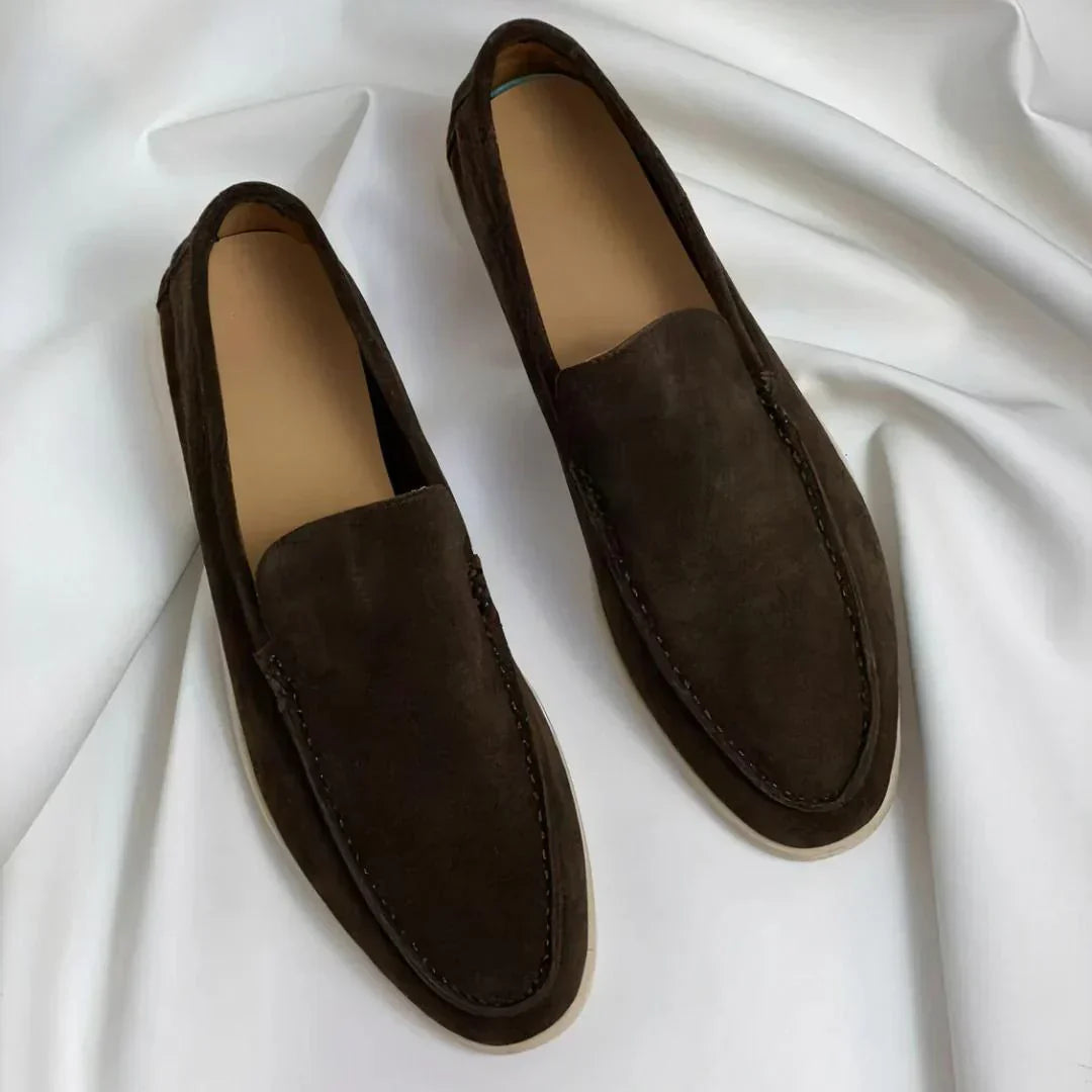 RENZO – Mocassino Uomo in Camoscio