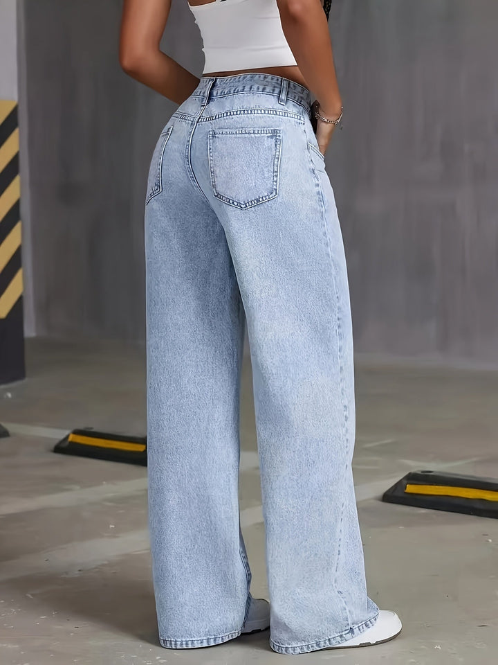 PHILIPPA | Trendy High-Waisted Denim