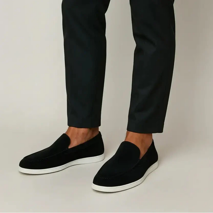 RENZO – Mocassino Uomo in Camoscio