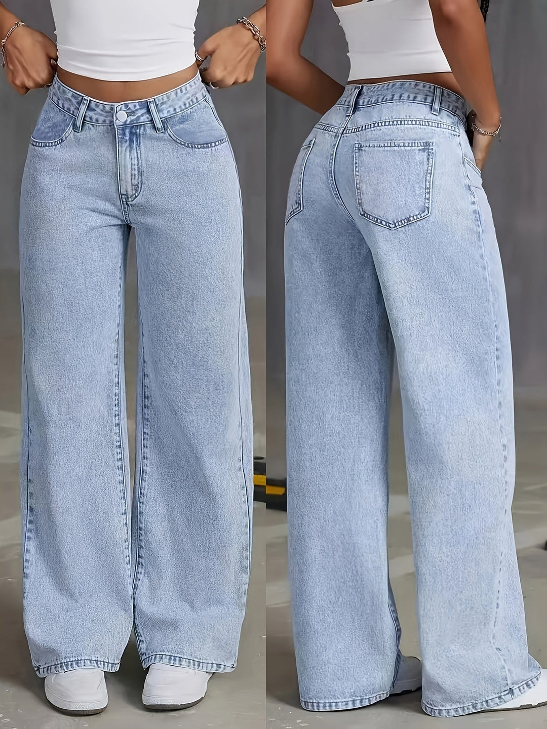 PHILIPPA | Trendy High-Waisted Denim
