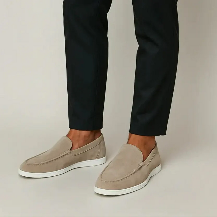 RENZO – Mocassino Uomo in Camoscio