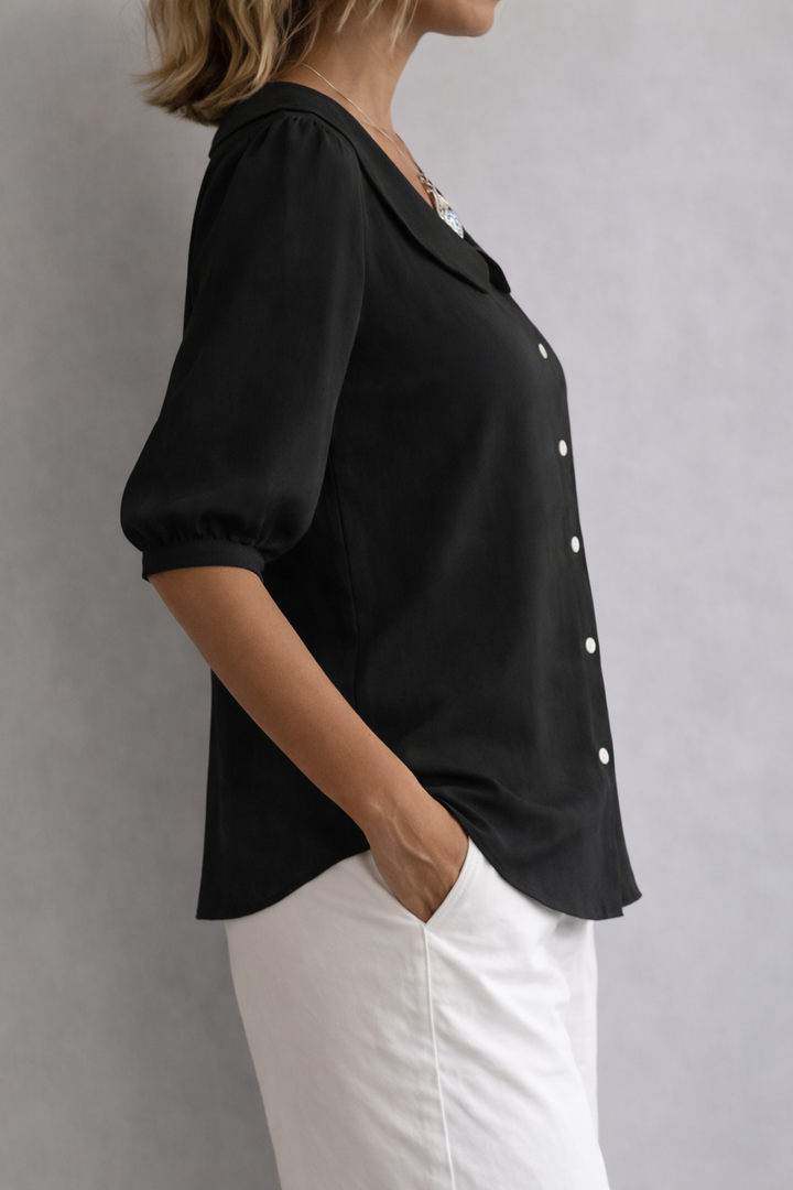 Philomena | Collared Blouse