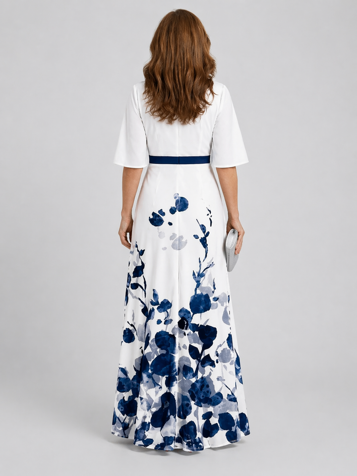Athena | Halter Bloom Flow Maxi Dress