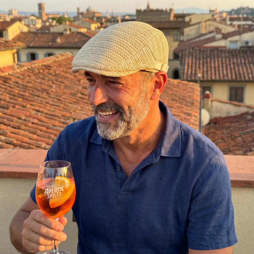 Salvatore | Summer Straw Flat Cap
