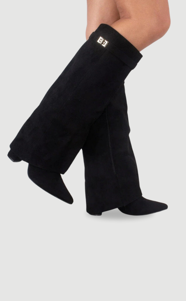 HARRIET | WOMEN'S LEATHER THIGH-HIGH BOOTS WITH BUCKLE