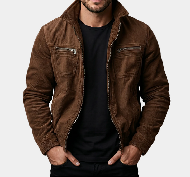 High-quality tailored corduroy jacket