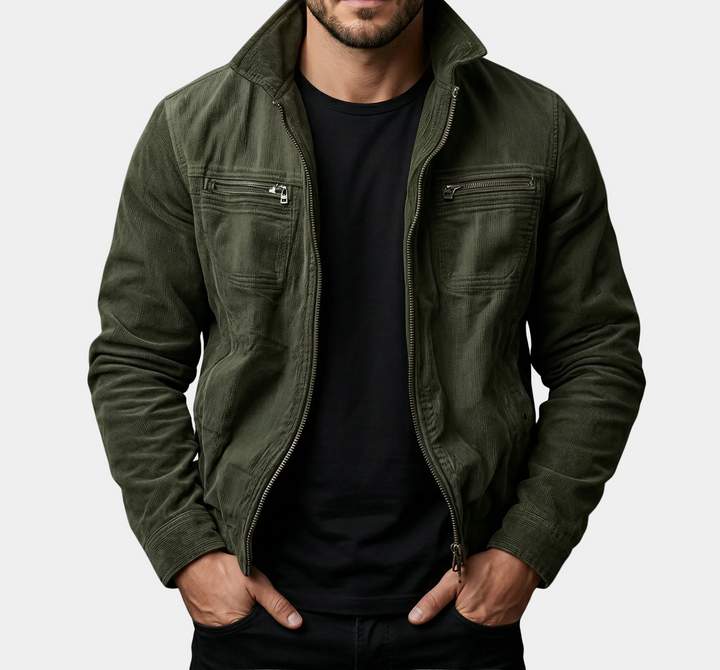 High-quality tailored corduroy jacket