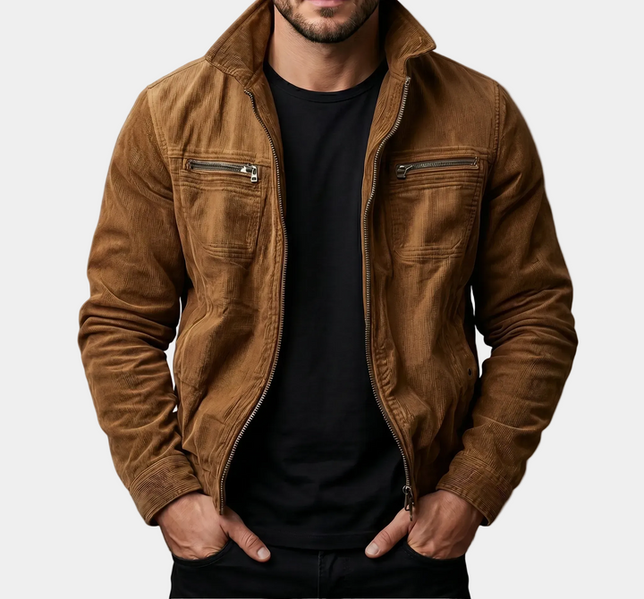 High-quality tailored corduroy jacket