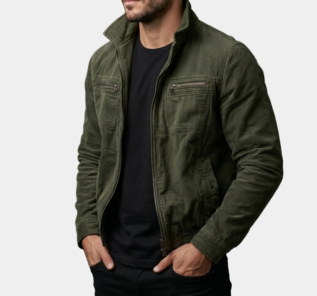 High-quality tailored corduroy jacket