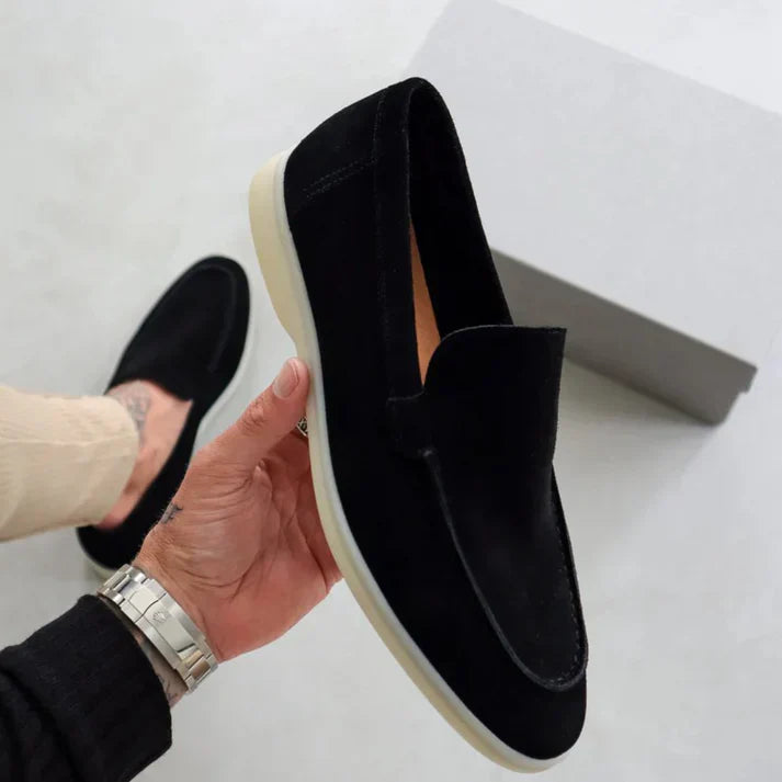 RENZO – Mocassino Uomo in Camoscio