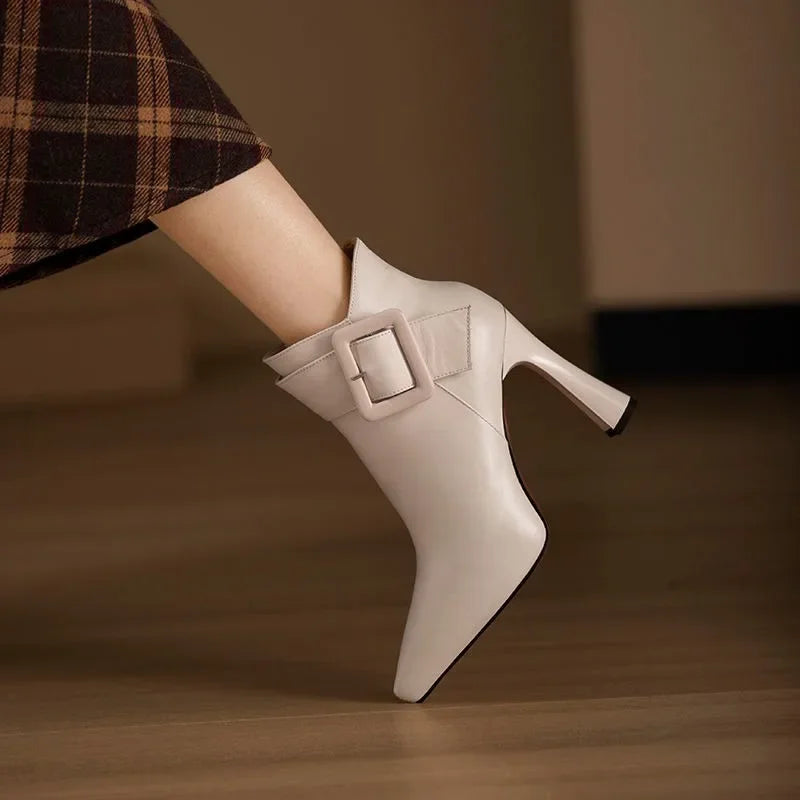 Scarlett | Ankle Boots with Buckle
