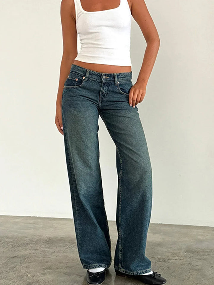 SYLVAINE | Vintage Casual Baggy Jeans