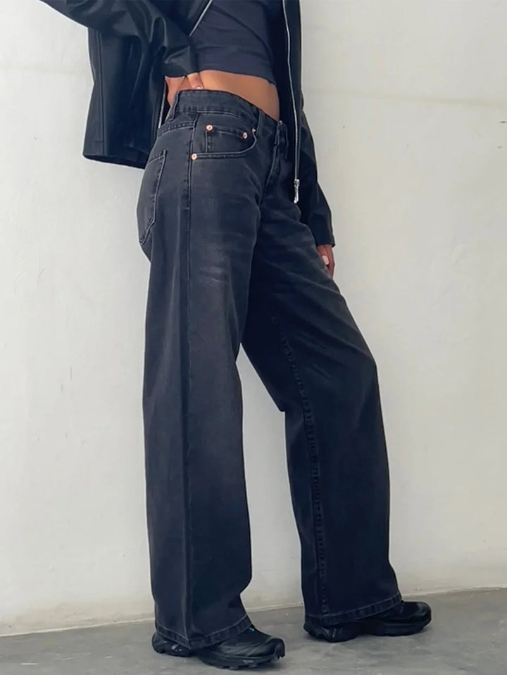 SYLVAINE | Vintage Casual Baggy Jeans