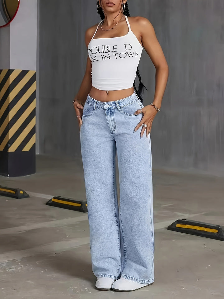 PHILIPPA | Trendy High-Waisted Denim