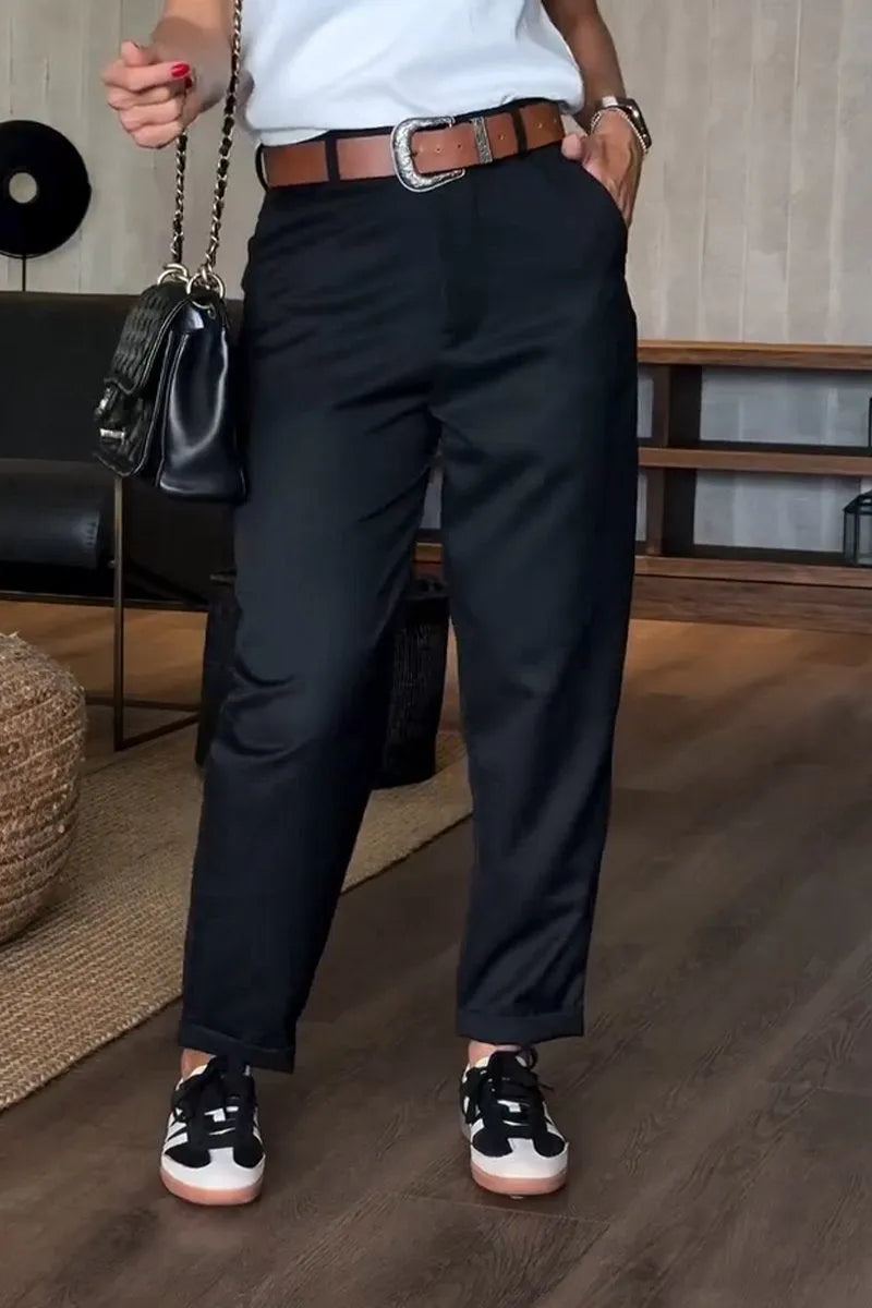 Matilda | Figure-Flatting Stripped Trouser