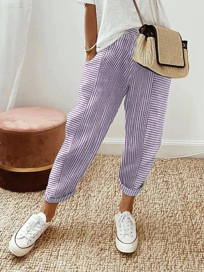 Florence | Stripe Trousers